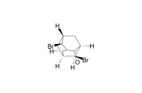 Tricyclo[3.3.1.13,7]decanone, 4,8-dibromo-, (1.alpha.,3.beta.,4.alpha.,5.alpha.,7.beta.,8.alpha.)-