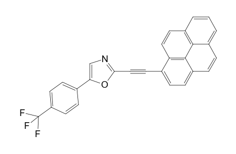 5-{4-(Trifluoromethyl)phenyl}-2-{pyren-1-ylethynyl}oxazole