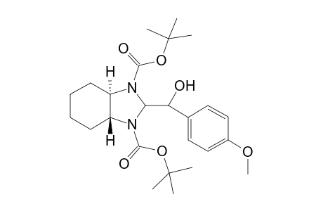 N,N'-Bis(tert-butoxycarbonyl)-2-(1'-hydroxy-1'-para-methoxyphenyl)methyl-1,3-diazabicyclo[4.3.0]nonane