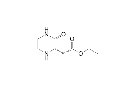 3-oxo-delta 2,a-piperazineacetic acid, ethyl ester