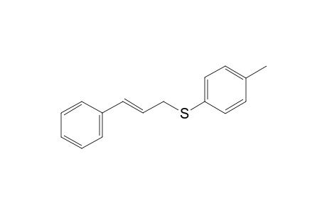 p-methylphenyl cinnamyl sulfide