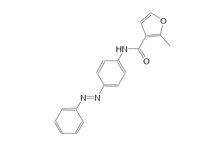 2-methyl-N-{4-[(E)-phenyldiazenyl]phenyl}-3-furamide