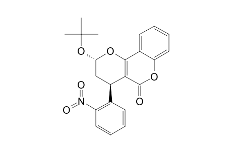 TRANS-3,4-DIHYDRO-2-TERT.-BUTOXY-4-(ORTHO-NITROPHENYL)-2H,5H-PYRANO-[3,2-C]-[1]-BENZOPYRAN-5-ONE