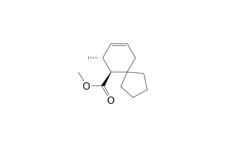 rel-(6S,7R)-7-methylspiro[4.5]dec-8-ene-6-carboxylic acid methyl ester