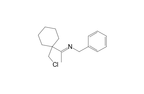 Benzenemethanamine, N-[1-[1-(chloromethyl)cyclohexyl]ethylidene]-