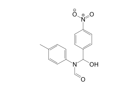 N-[Hydroxy(4-nitrophenyl)methyl]-N-(4-methylphenyl)formamide