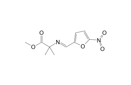 Methyl 2-methyl-2-(5-nitro-2-fururylidenamino)propanoate