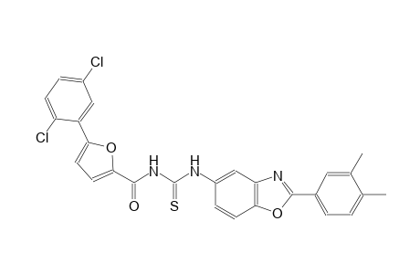 N-[5-(2,5-dichlorophenyl)-2-furoyl]-N'-[2-(3,4-dimethylphenyl)-1,3-benzoxazol-5-yl]thiourea