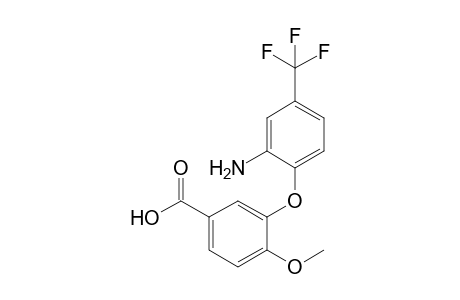 4-Methoxy-3-(2-amino-4-trifluoromethylphenoxy)benzoic acid