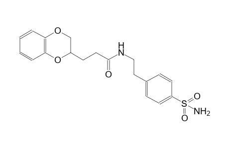 1,4-benzodioxin-2-propanamide, N-[2-[4-(aminosulfonyl)phenyl]ethyl]-2,3-dihydro-