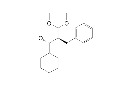 ANTI-(1R*,2R*)-2-BENZYL-1-CYCLOHEXYL-3,3-DIMETHOXY-1-PROPANOL