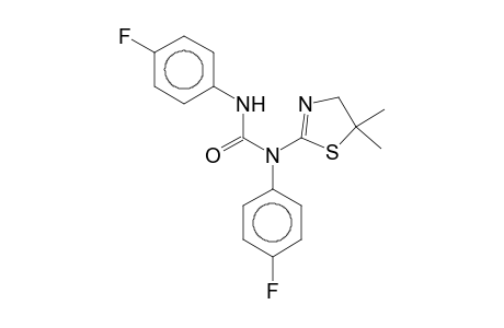 1-(5,5-Dimethyl-2-thiazolin-2-yl)-1,3-bis(4-fluorophenyl)urea