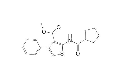 methyl 2-[(cyclopentylcarbonyl)amino]-4-phenyl-3-thiophenecarboxylate