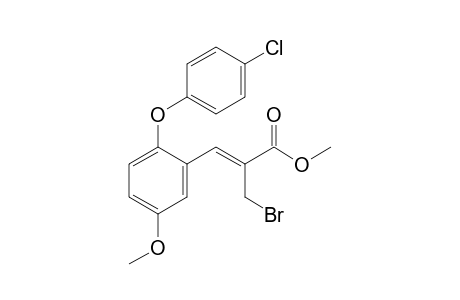 (Z)-2-Bromomethyl-3-[2-(4-chloro-phenoxy)-5-methoxy-phenyl]-acrylic acid methyl ester