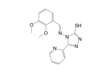 4-{[(E)-(2,3-dimethoxyphenyl)methylidene]amino}-5-(2-pyridinyl)-4H-1,2,4-triazole-3-thiol