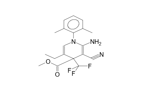 2-AMINO-1-(2,6-DIMETHYLPHENYL)-4-TRIFLUOROMETHYL-4-METHOXYCARBONYL-3-CYANO-1,4-DIHYDROPYRIDINE