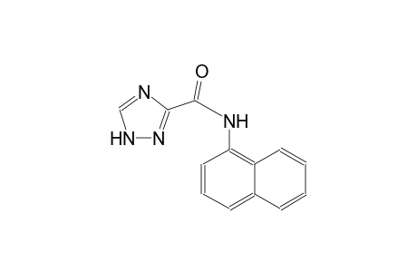 1H-1,2,4-triazole-3-carboxamide, N-(1-naphthalenyl)-