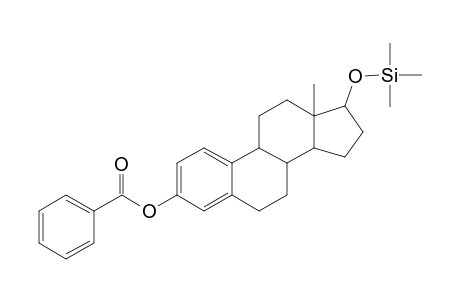 Estradiol benzoate, mono-TMS