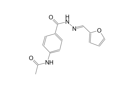 N-(4-{[(2E)-2-(2-furylmethylene)hydrazino]carbonyl}phenyl)acetamide
