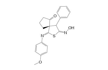 (S)-1-[(Z)-4-Methoxy-phenylimino]-4-phenyl-2-thia-spiro[4.4]nonane-3,6-dione 3-oxime