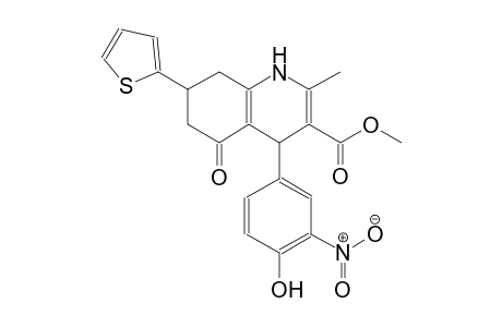 3-quinolinecarboxylic acid, 1,4,5,6,7,8-hexahydro-4-(4-hydroxy-3-nitrophenyl)-2-methyl-5-oxo-7-(2-thienyl)-, methyl ester