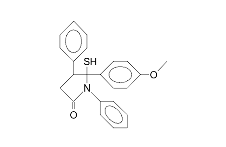 5-Mercapto-5-(4-methoxy-phenyl)-1,4-diphenyl-pyr