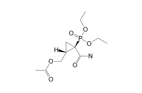 C-2-(ACETOXYMETHYL)-R-1-(DIETHOXYPHOSPHORYL)-1-CYCLOPROPANECARBOAMIDE