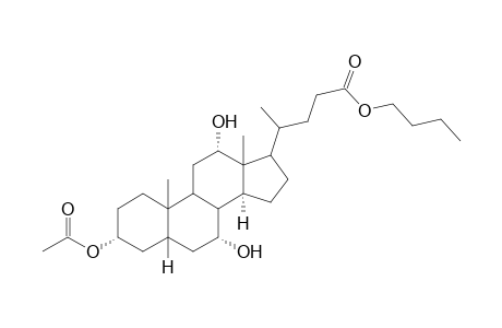 Butyl 3.alpha.-acetoxy-7.alpha.,12.alpha.-dihydroxy-5.beta.-cholanate