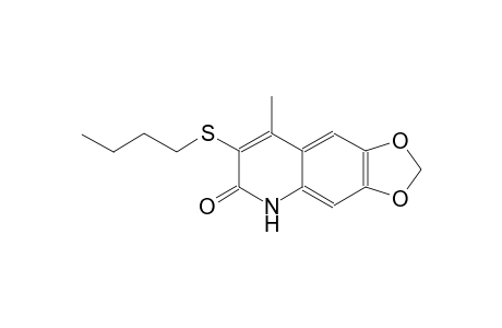 7-(butylsulfanyl)-8-methyl[1,3]dioxolo[4,5-g]quinolin-6(5H)-one