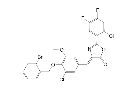 (4Z)-4-{4-[(2-bromobenzyl)oxy]-3-chloro-5-methoxybenzylidene}-2-(2-chloro-4,5-difluorophenyl)-1,3-oxazol-5(4H)-one