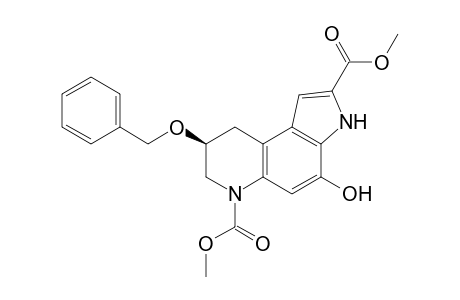 (8S)-4-hydroxy-8-phenylmethoxy-3,7,8,9-tetrahydropyrrolo[3,2-f]quinoline-2,6-dicarboxylic acid dimethyl ester