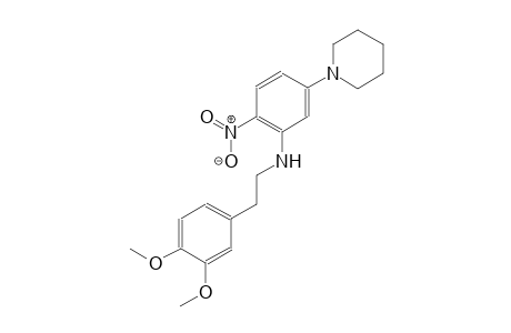 benzeneethanamine, 3,4-dimethoxy-N-[2-nitro-5-(1-piperidinyl)phenyl]-