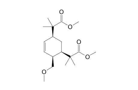 2-[(1S,4S,5R)-5-(1-Methoxycarbonyl-1-methyl-ethyl)-4-methoxymethyl-cyclohex-2-enyl]-2-methyl-propionic acid methyl ester