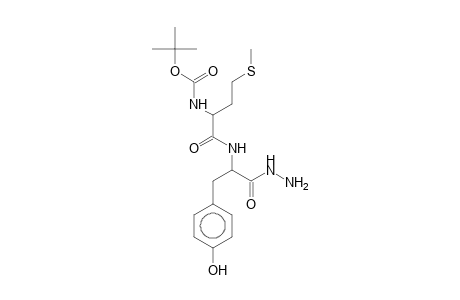 N-[1-[[1-hydrazinyl-3-(4-hydroxyphenyl)-1-oxopropan-2-yl]amino]-4-(methylthio)-1-oxobutan-2-yl]carbamic acid tert-butyl ester