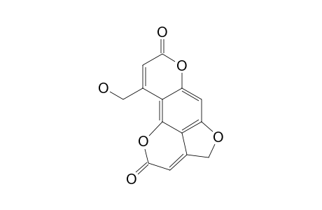 10-HYDROXYMETHYL-4H,8H-8-OXOFURO-[4,3,2-DE]-PYRANO-[2,3-H]-COUMARIN