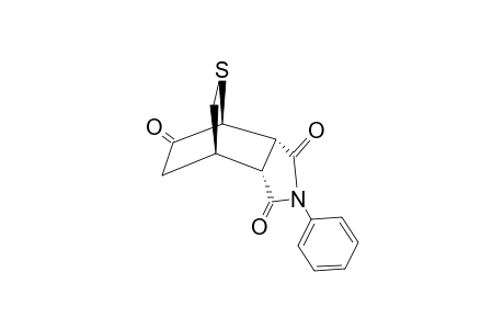 (1S*,4S*,5R*,6R*)-N-PHENYL-2-THIABICYCLO-[2.2.2]-OCTAN-7-ONE-5,6-DICARBOXYLIC-ACID-IMIDE