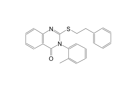 3-(2-methylphenyl)-2-[(2-phenylethyl)sulfanyl]-4(3H)-quinazolinone