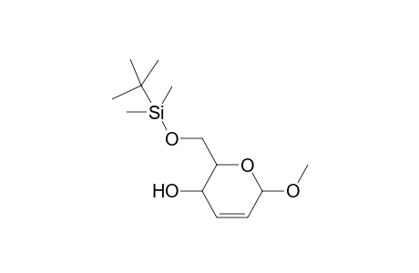 .alpha.-D-threo-Hex-2-enopyranoside, methyl 2,3-dideoxy-6-O-[(1,1-dimethylethyl)dimethylsilyl]-