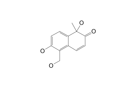 CYCLOSORDARIOLONE;1,6-DIHYDROXY-5-(HYDROXYMETHYL)-1-METHYLNAPHTHALEN-2-(1-H)-ONE