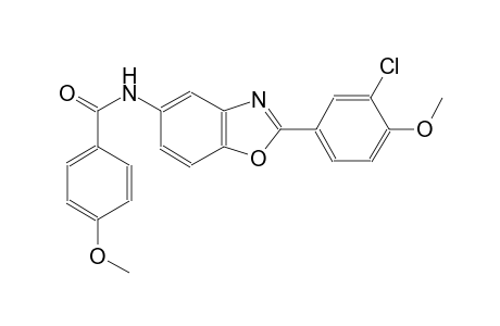 benzamide, N-[2-(3-chloro-4-methoxyphenyl)-5-benzoxazolyl]-4-methoxy-