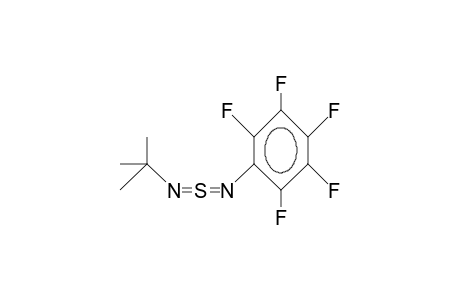 N-(Pentafluoro-phenyl)-N'-tert-butyl-sulfurdiimide