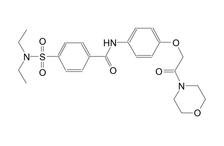 benzamide, 4-[(diethylamino)sulfonyl]-N-[4-[2-(4-morpholinyl)-2-oxoethoxy]phenyl]-