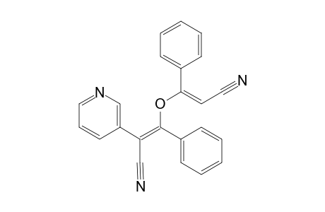 3-Pyridineacetonitrile, .alpha.-[[(2-cyano-1-phenylethenyl)oxy]phenylmethylene]-, (E,E)-