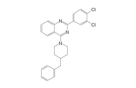 4-(4-benzyl-1-piperidinyl)-2-(3,4-dichlorophenyl)quinazoline