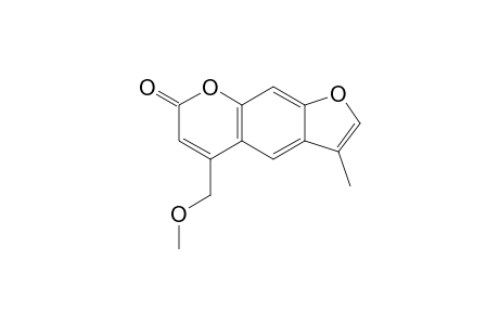 5-(methoxymethyl)-3-methyl-7-furo[3,2-g][1]benzopyranone