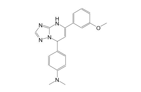 4-[5-(3-methoxyphenyl)-4,7-dihydro[1,2,4]triazolo[1,5-a]pyrimidin-7-yl]-N,N-dimethylaniline