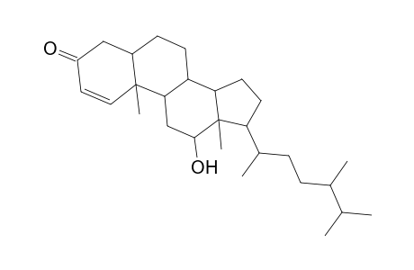 Ergost-1-en-3-one, 12-hydroxy-, (5.beta.,12.alpha.)-