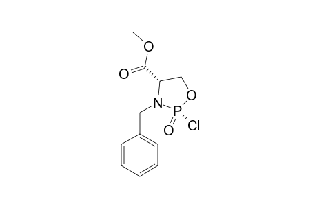 METHYL-(2S,4S)-2-CHLORO-2-OXO-3-BENZYL-1,3,2-OXAZAPHOSPHOLIDINE-4-CARBOXYLATE