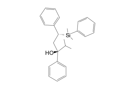 (1R,3S)-1-[dimethyl(phenyl)silyl]-4-methyl-1,3-diphenyl-3-pentanol