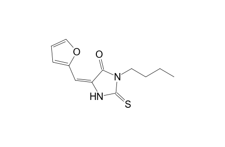 (5E)-3-butyl-5-(2-furanylmethylidene)-2-sulfanylidene-4-imidazolidinone